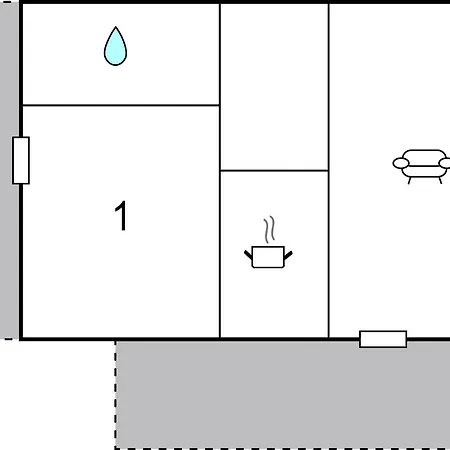 1 Bedroom Stunning In Appartement